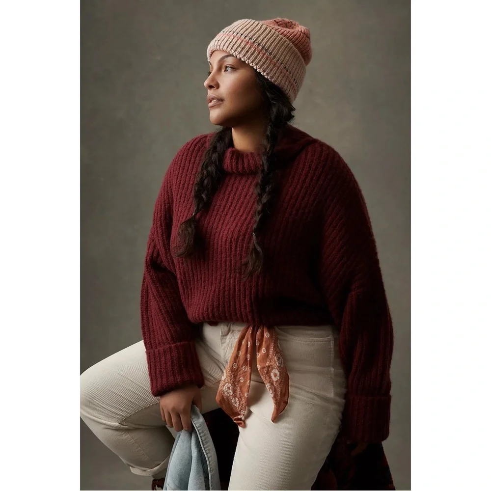 Anthropologie Pilcro High-Rise Slim Boyfriend Corduroy Pants NWT SZ 18W - Picture 3 of 16